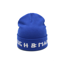 Moda versátil de letras em inglês logotipo faanie chapéu de malha